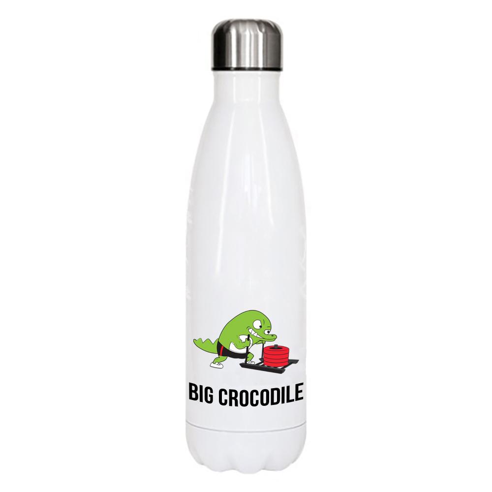 White Metal Bottle - Choose Your Croc