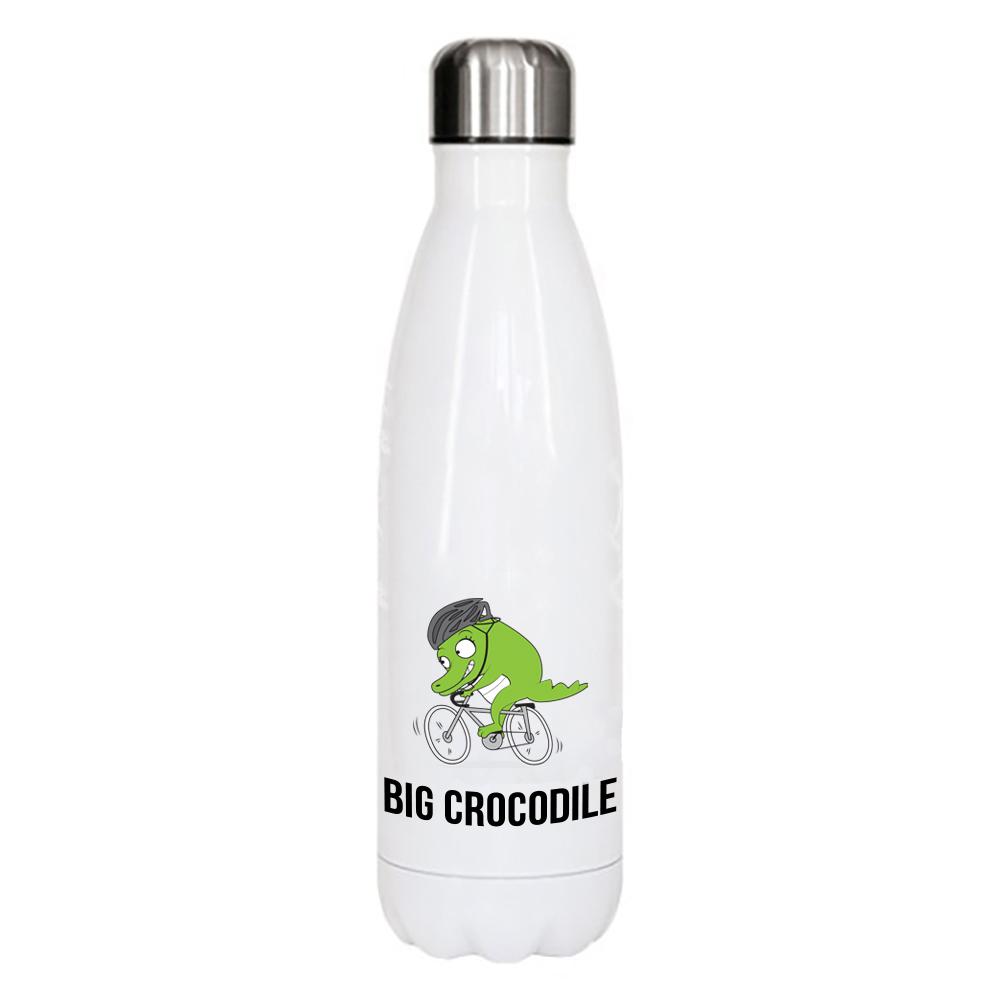 White Metal Bottle - Choose Your Croc