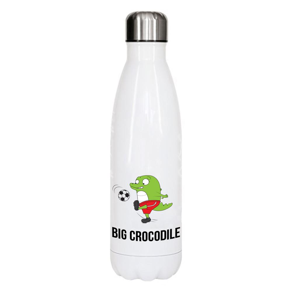 White Metal Bottle - Choose Your Croc