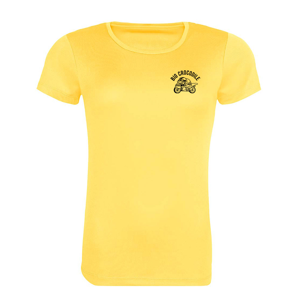 Sports Style Recycled Fabric Ladies Fit T shirt - Choose your Croc