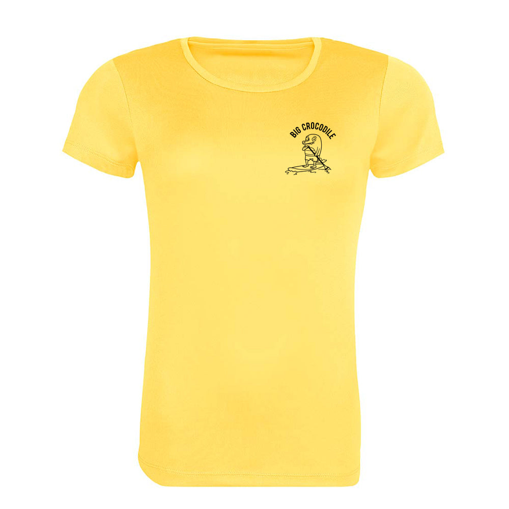 Sports Style Recycled Fabric Ladies Fit T shirt - Choose your Croc